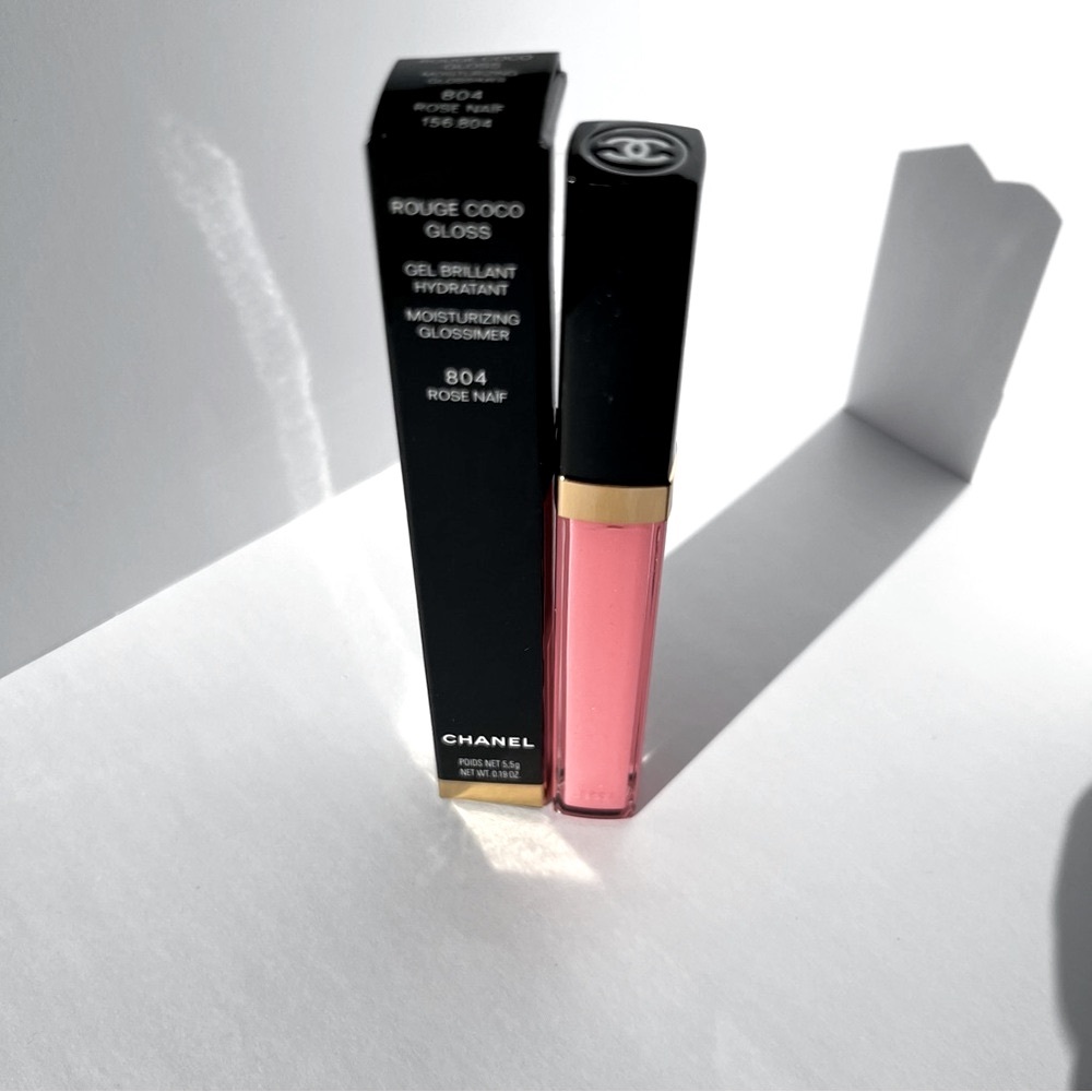 Chanel Rouge Coco Gloss 804 Rose Naif NEW